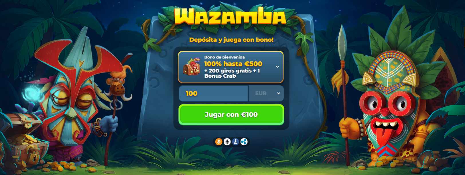 Wazamba Bono de Bienvenida