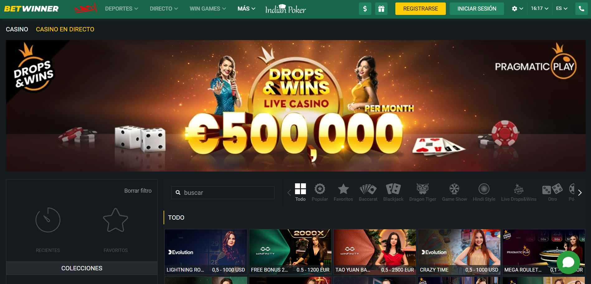 Betwinner casino