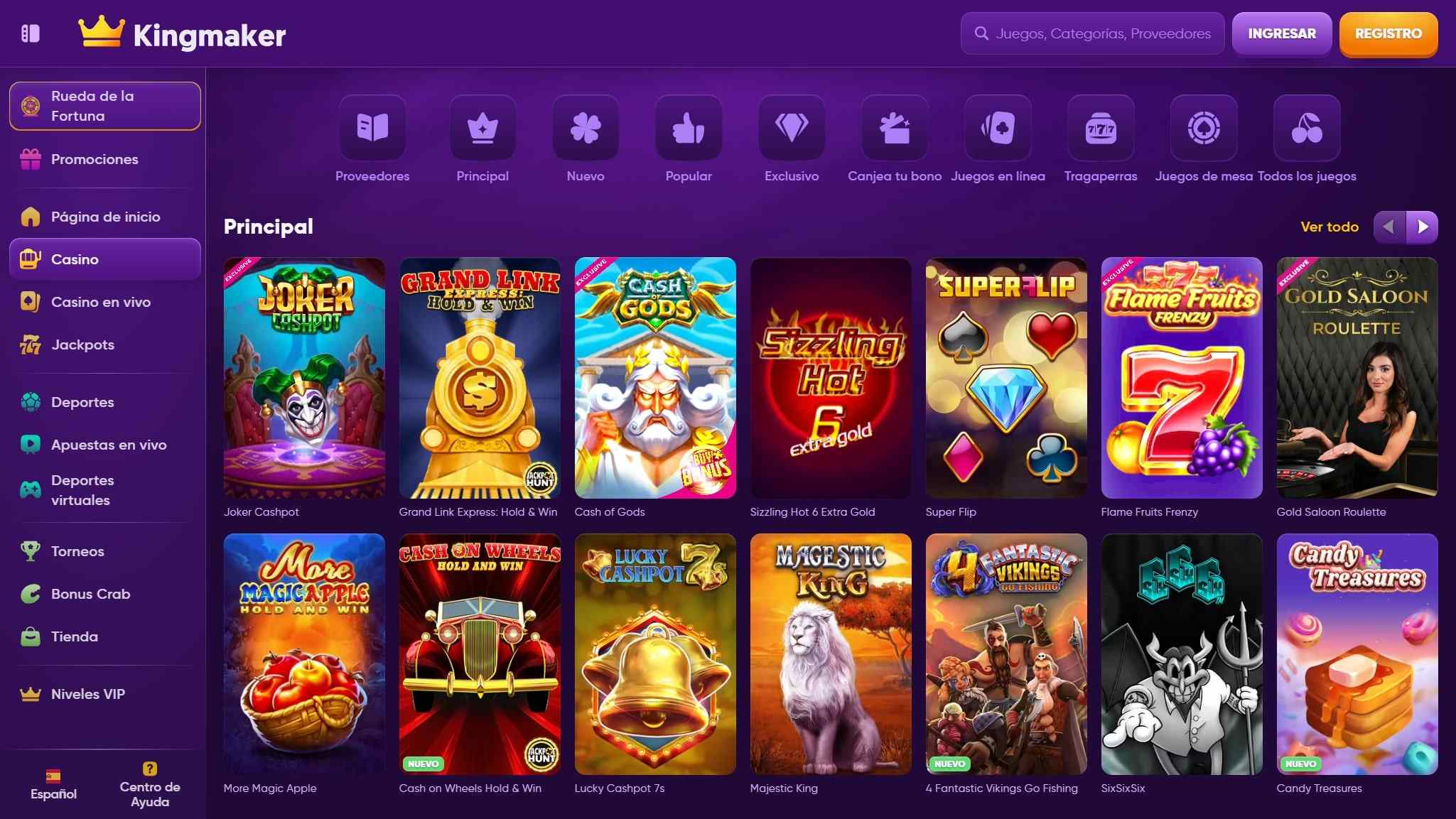 Kingmaker Casino Spain, apuestaes.tv
