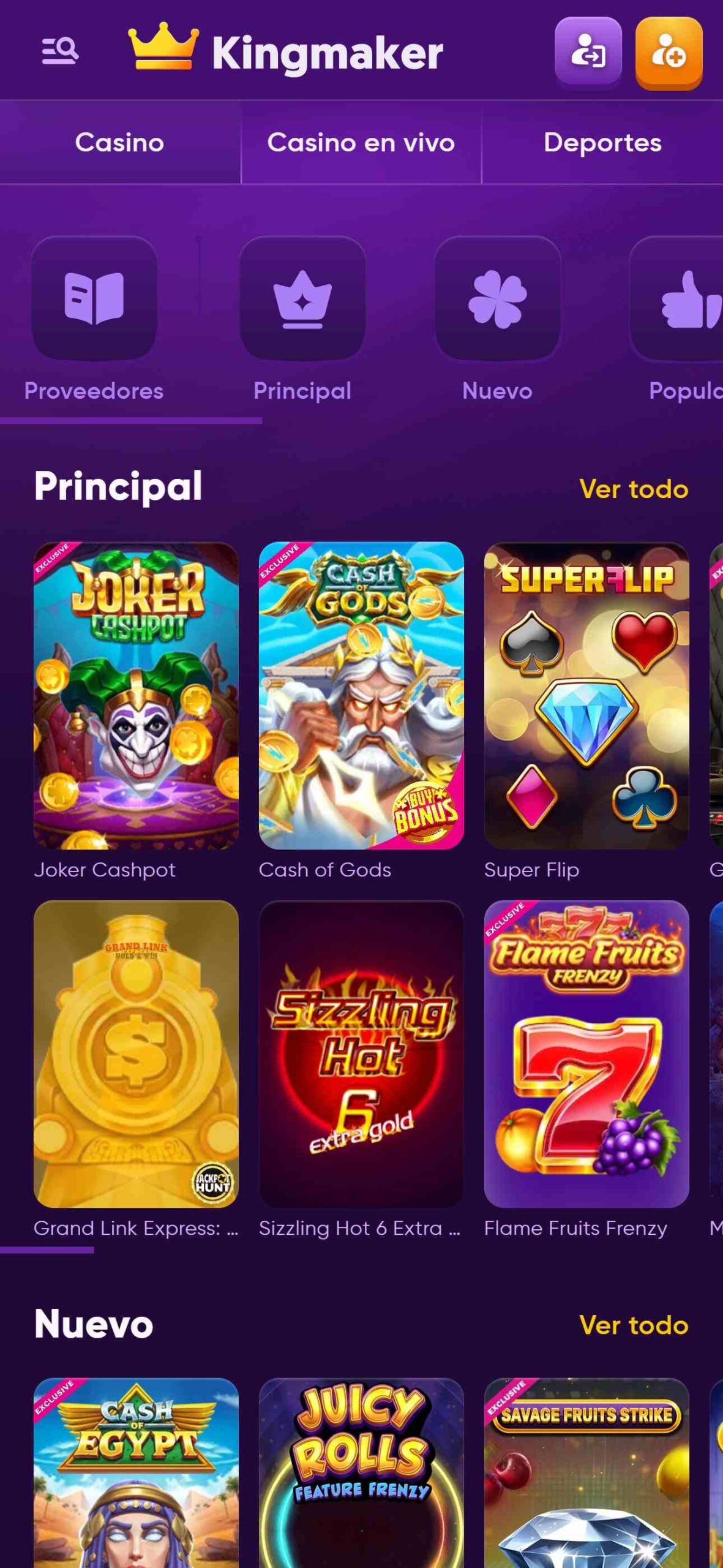 Kingmaker Casino Spain (mobile), apuestaes.tv